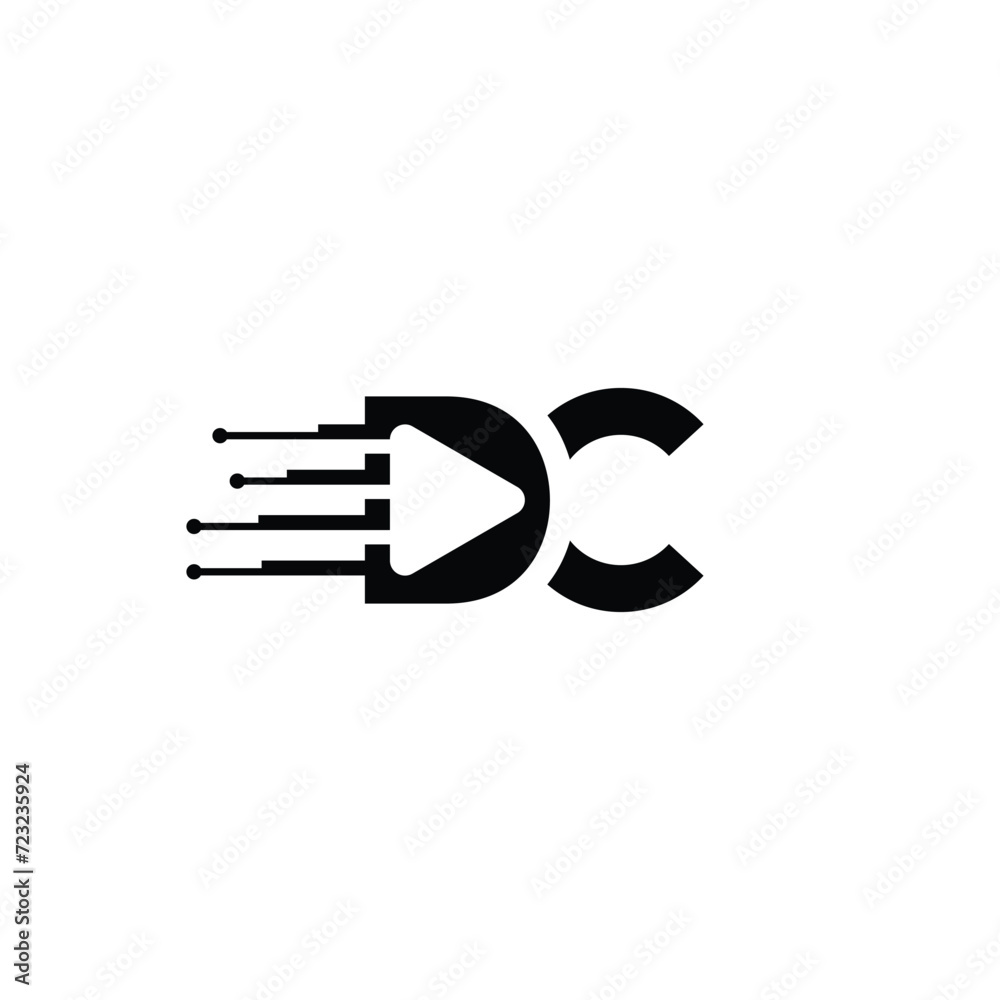 Monogram DC Letter Logo Design. Usable for Business Logo. Logo Element Monogram DC Letter Logo Design. Usable for Business Logo. Logo Element