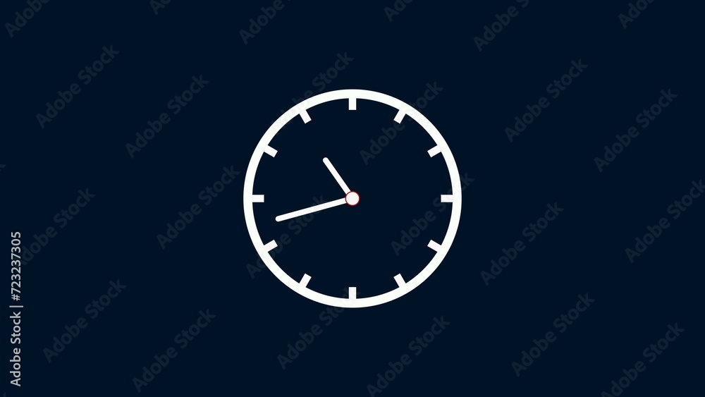 Abstract technology wall clock icon illustration background. Abstract technology wall clock icon illustration background.