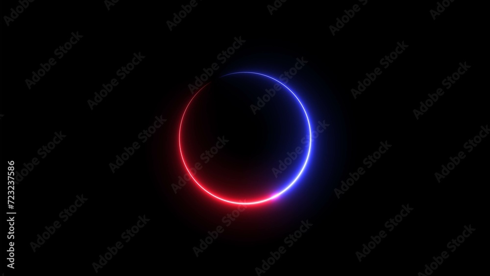 abstract beautiful loading circle icon, multi color neon light frame background illustration. abstract beautiful loading circle icon, multi color neon light frame background illustration.