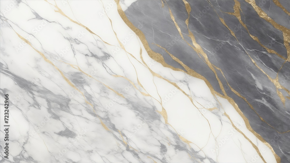 Fototapeta premium Gray and Gold marble texture for tile wallpaper luxurious background