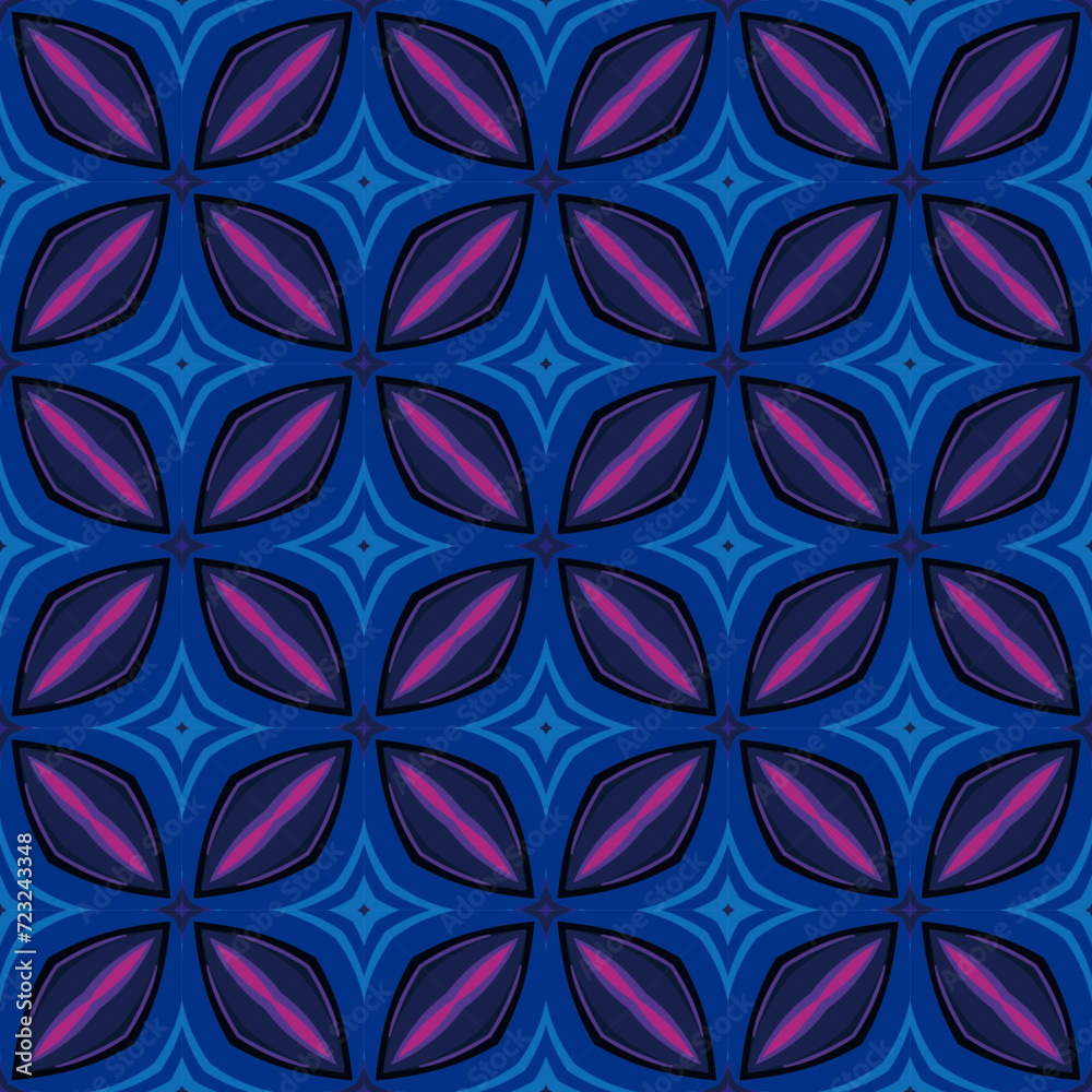 floral simple abstract batik textile