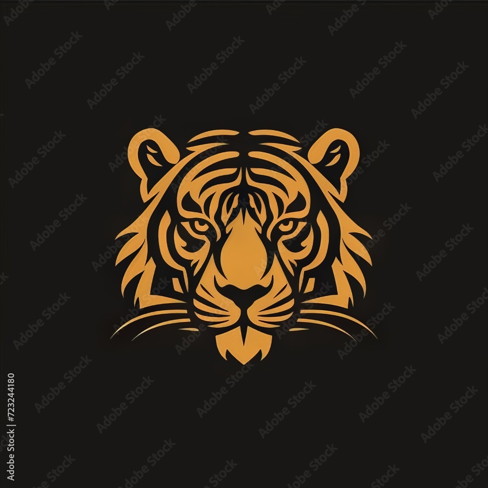 wild tiger head design logo with a minimalistic and vector-style aesthetic
wild tiger head design logo with a minimalistic and vector-style aesthetic