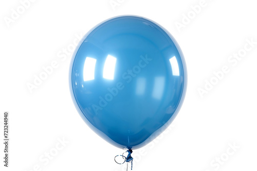 Globo de fiesta azul aislado
