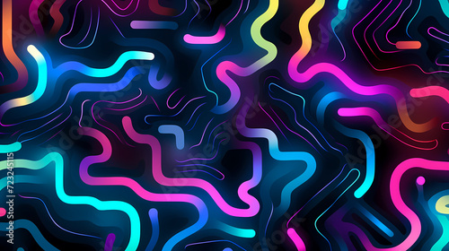 Abstract seamless doodle background, artistic background