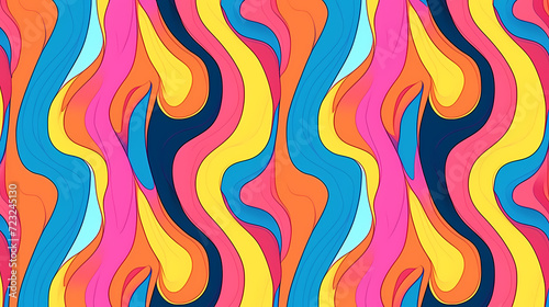 Abstract seamless doodle background, artistic background