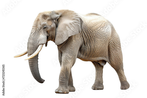 Elefante gris aislado photo