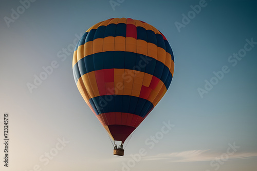 Colorful Hot Air balloons floating in the sky. Background. Wallpaper