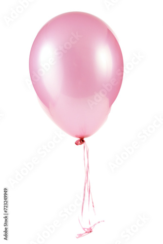 pink balloon isolated