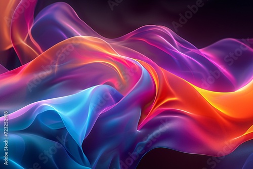 colorful abstract background waves