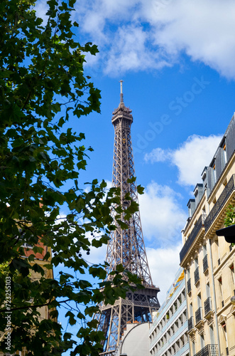 the Eiffel Tower is a metal tower completed in 1889 for the Universal Exhibition and then became the most famous monument in Paris, known throughout the world as a symbol of the city itself and of Fra photo