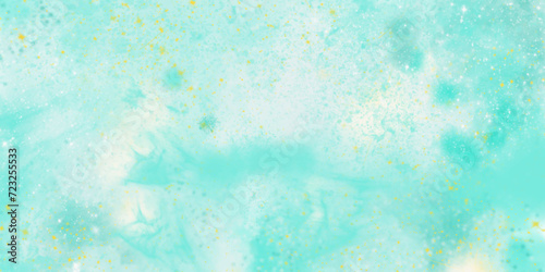 Abstract blue background pattern in grunge texture design blue-green, Abstract watercolor paint background by teal color blue and green. Blue color grunge texture for background.