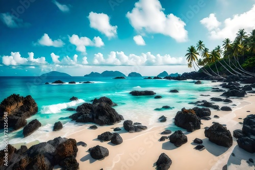 tropical beach Beautiful landscape