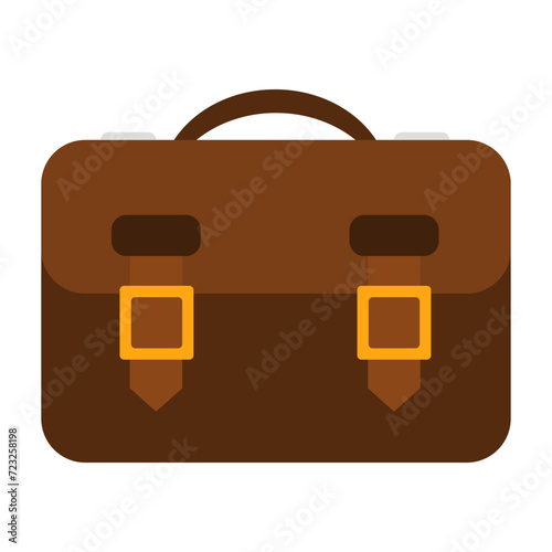 Briefcase line icon. School, satchel, backpack, bag, briefcase, pen, textbooks, pencil case, books, documents, schoolboy, papers. Vector icon for business and advertising