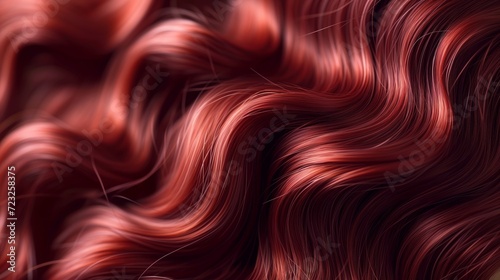 Beautiful curly brown burgundy hair  curls  background