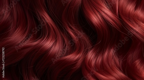 Beautiful curly brown burgundy hair  curls  background