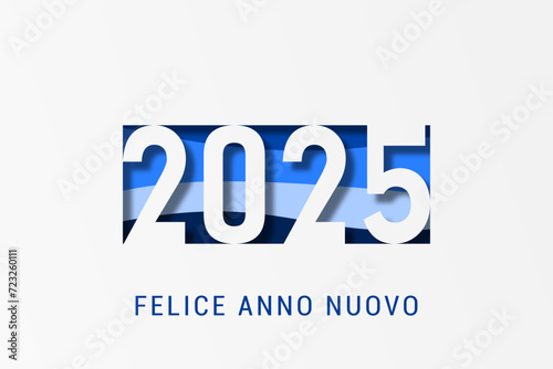 felice anno nuovo - buon anno 2025 photo