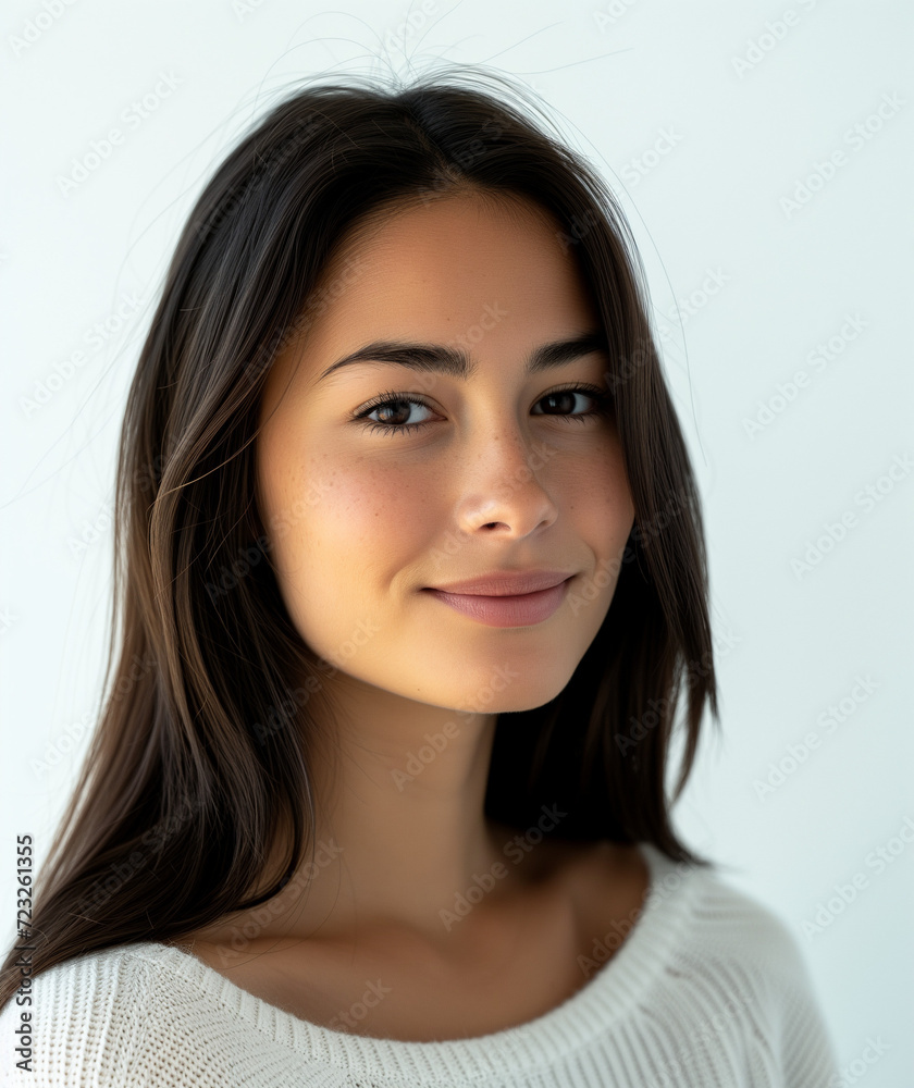 Smiling woman, beautiful professional portrait Smiling woman, beautiful professional portrait