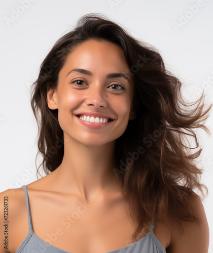 Smiling woman, beautiful professional portrait
