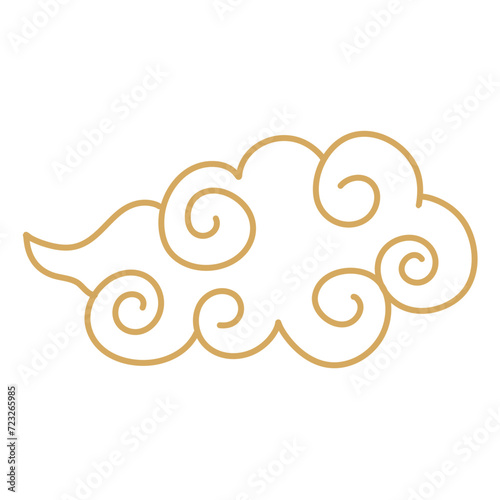 Hand drawn Chinese clouds 