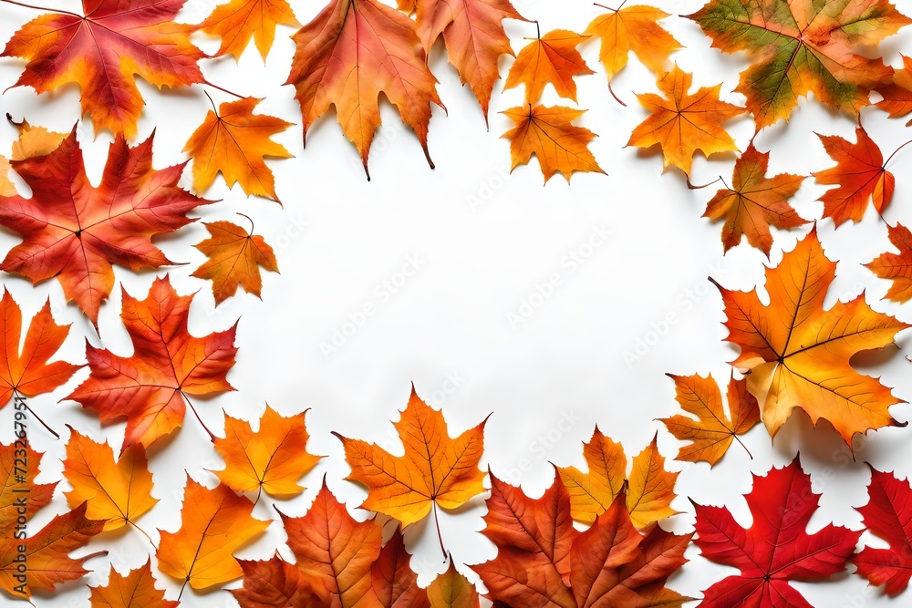 autumn leaves frame autumn leaves frame