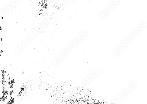 Rustic grunge vector texture with grain and stains. Abstract noise background. Weathered surface. Dirty and damaged. Detailed rough backdrop. Vector graphic illustration with transparent white. EPS10.