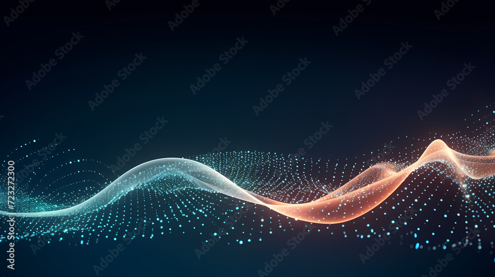 Abstract background of future network technology and network connections Abstract background of future network technology and network connections