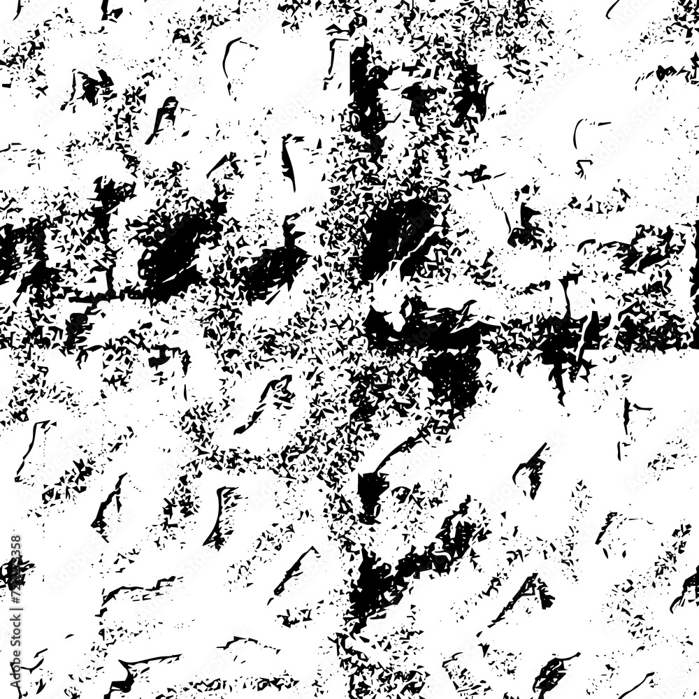 Obraz premium Rustic grunge texture with grain and stains. Abstract noise background. PNG graphic illustration with transparent background.