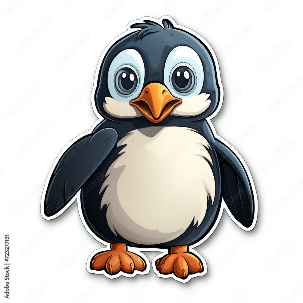 Fototapeta premium A Baby Penguin Sticker