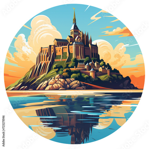 A Castle Sticker
