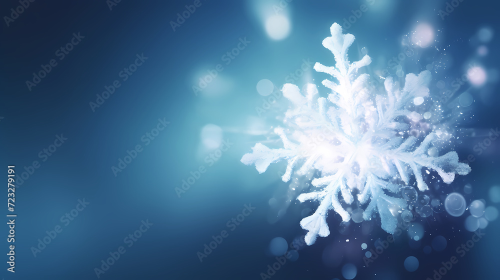 Beautiful winter Christmas glowing background with falling snowflakes, winter background Beautiful winter Christmas glowing background with falling snowflakes, winter background
