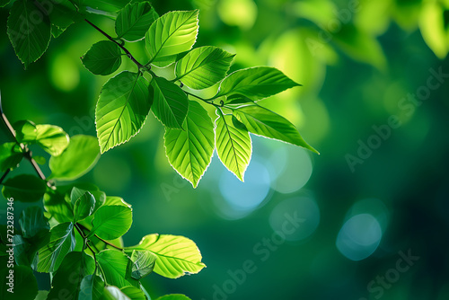 Nature green leave background wallpaper.