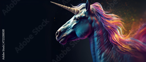 Beautiful Unicorn Design, Perfect for your Project or Wallpaper, Ai Generative