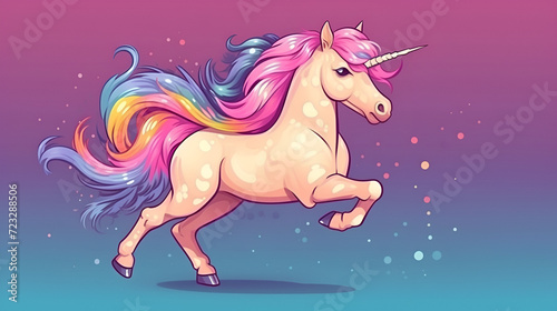 Beautiful Unicorn Design, Perfect for your Project or Wallpaper, Ai Generative