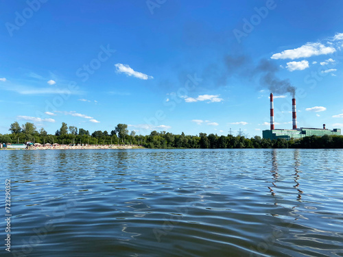 Lake Svyatoye is a glacial lake in Shatursky District, Moscow Oblast, Russia photo