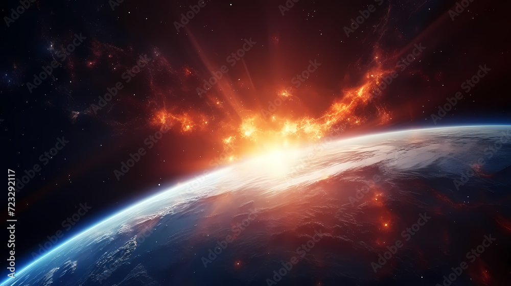 Admire our beautiful Earth from the vastness of space Admire our beautiful Earth from the vastness of space
