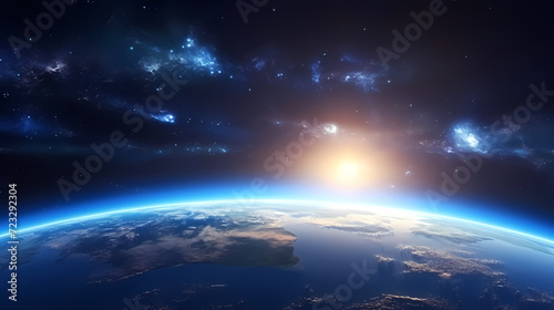 Admire our beautiful Earth from the vastness of space