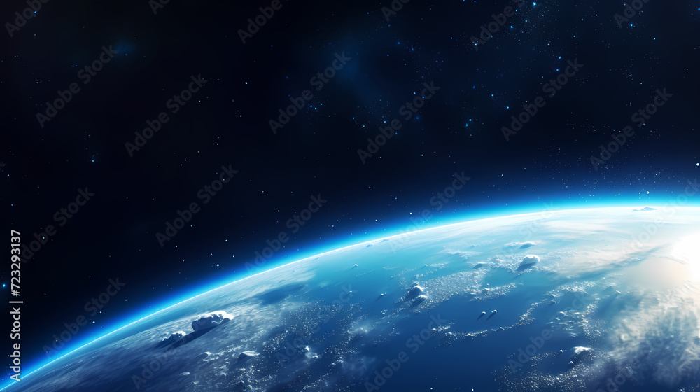 Admire our beautiful Earth from the vastness of space