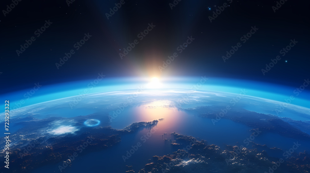 Admire our beautiful Earth from the vastness of space