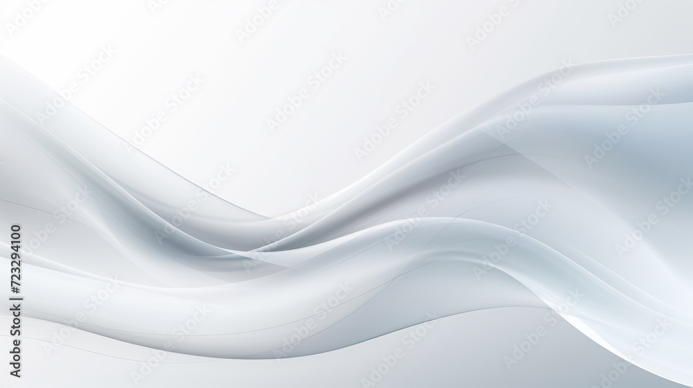 Abstract white background with smooth lines Abstract white background with smooth lines