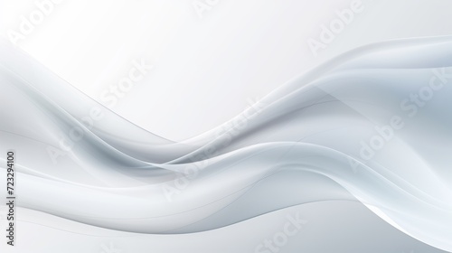 Abstract white background with smooth lines