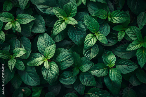 Nature green leave background wallpaper.