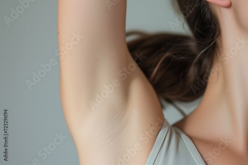 Closeup Of Womans Armpits