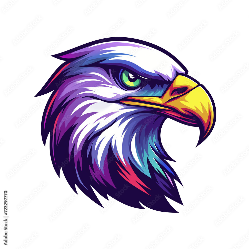 Obraz premium eagle head illustration