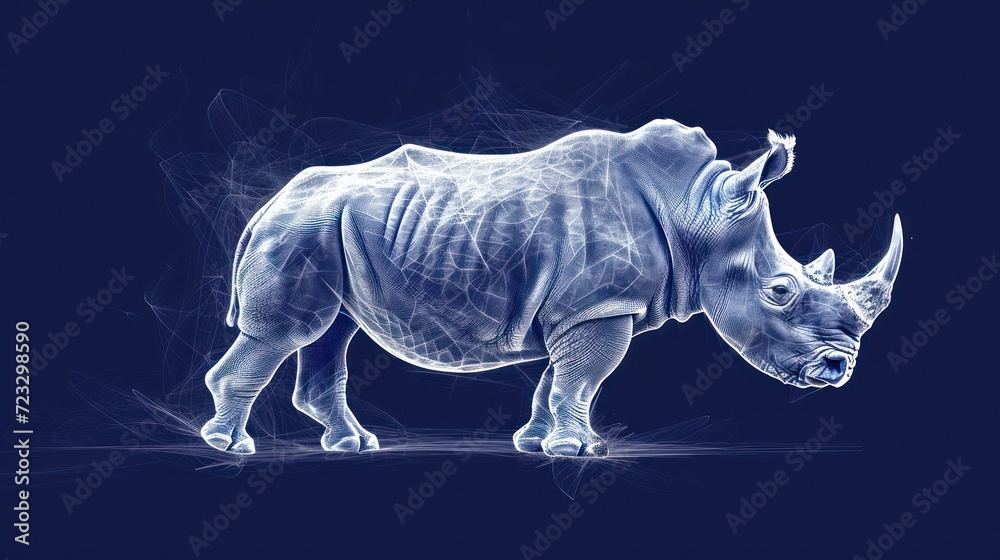 an image of a rhinoceros that is in the middle of a picture of a rhinoceros that is in the middle of the picture of the picture.