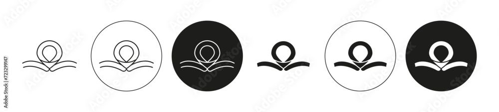 Tubal ligation icon set in thin line outline style. Tubal ligation linear vector sign Tubal ligation icon set in thin line outline style. Tubal ligation linear vector sign