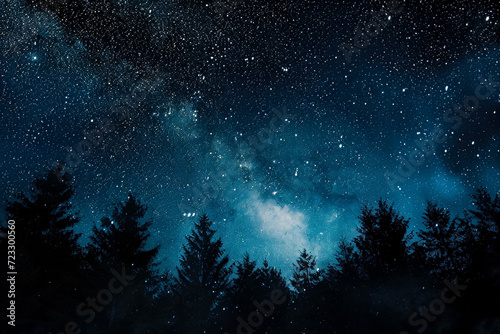 starry night sky  filling the viewer with a sense of wonder and awe