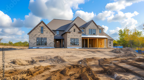 Community Expansion. Residential Construction in Progress