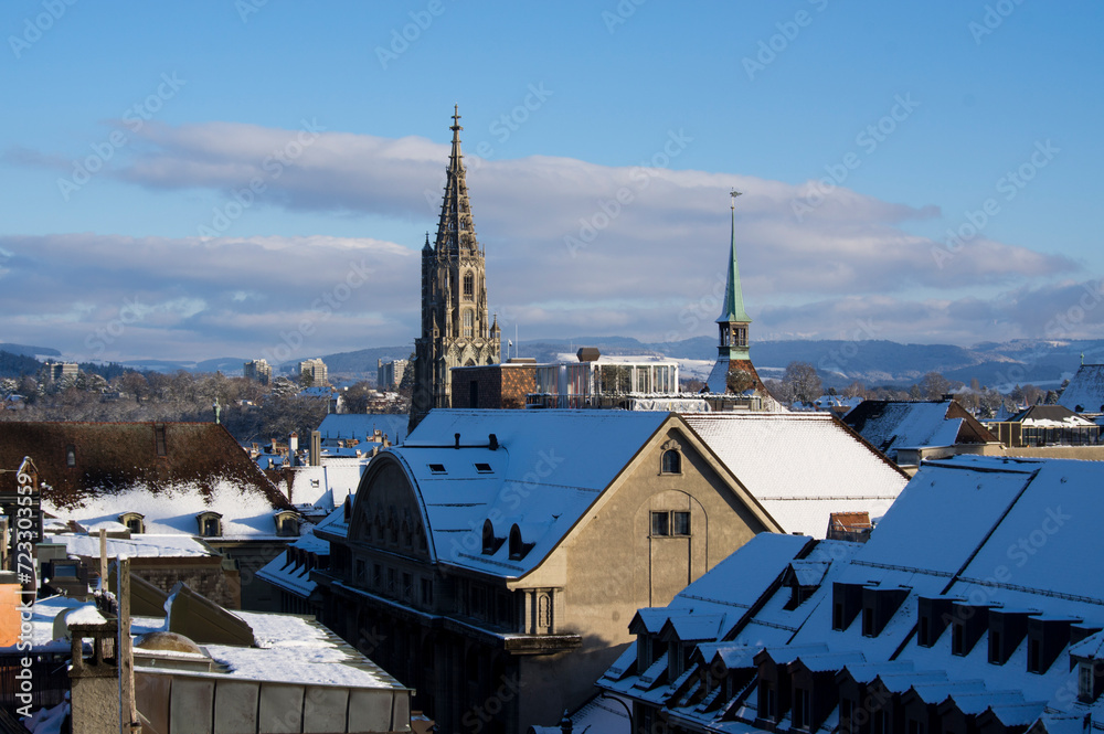 Bern cathedral bell tower