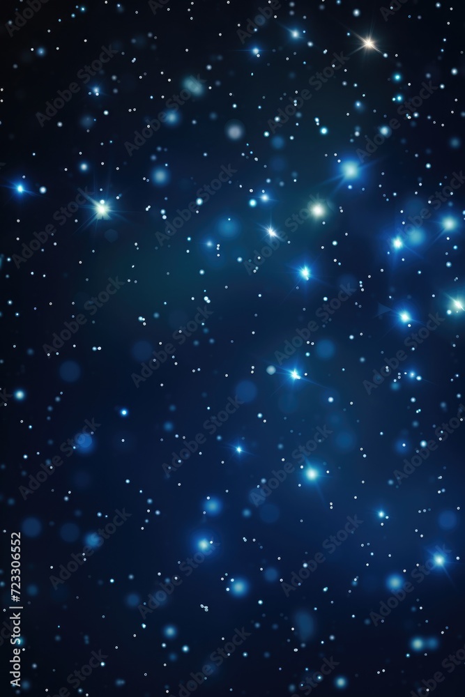 A dark blue background filled with numerous stars. Perfect for creating a celestial or dreamy atmosphere