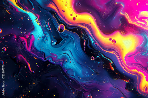 vibrant and energetic background with neon colors